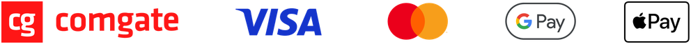 Comgate, Visa, Mastercard, Google Pay, Apple Pay